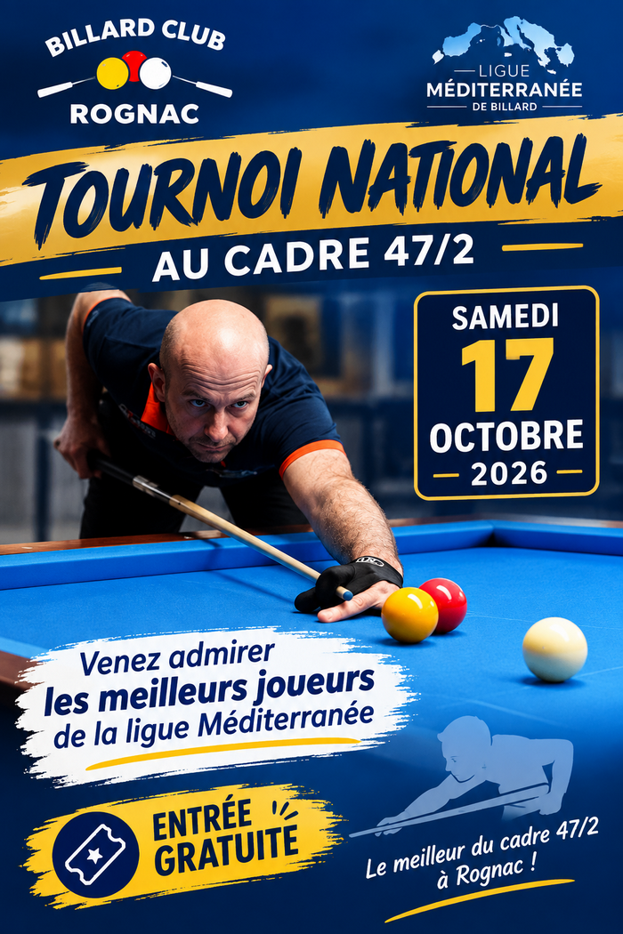 Tournoi National ROGNAC 2026