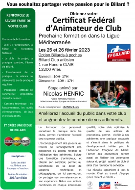 Affiche CFA Arles 2023